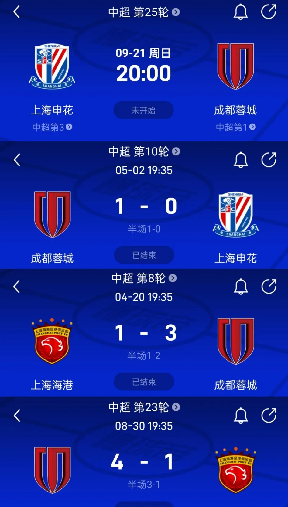 沪上德比：上港客场意外输给申花！